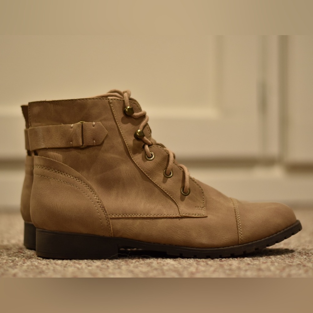 Madden Girl Combat Boots